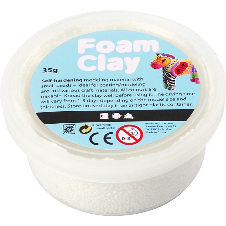 Foam Clay&reg;, hvid, 35g/ 1 ds.