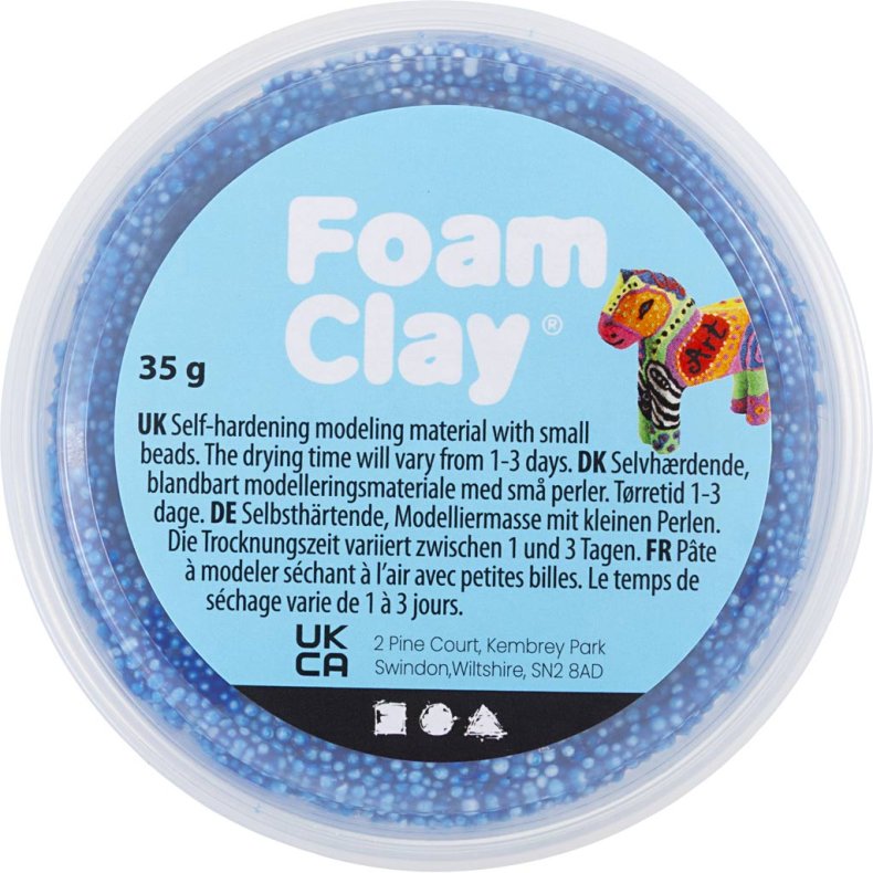 Foam Clay&reg;, bl&aring;, 35 g/ 1 ds.
