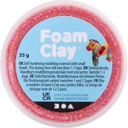Foam Clay&reg;, r&oslash;d, 35 g/ 1 ds.