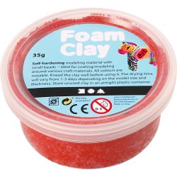 Foam Clay&reg;, r&oslash;d, 35 g/ 1 ds.