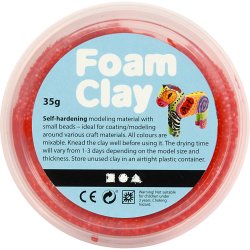 Foam Clay&reg;, r&oslash;d, 35 g/ 1 ds.