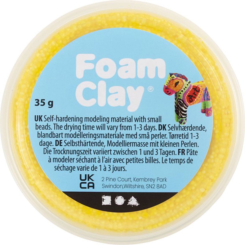 Foam Clay&reg;, gul, 35 g/ 1 ds.