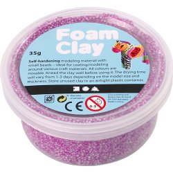 Foam Clay&reg;, lilla neon, 35 g/ 1 ds.
