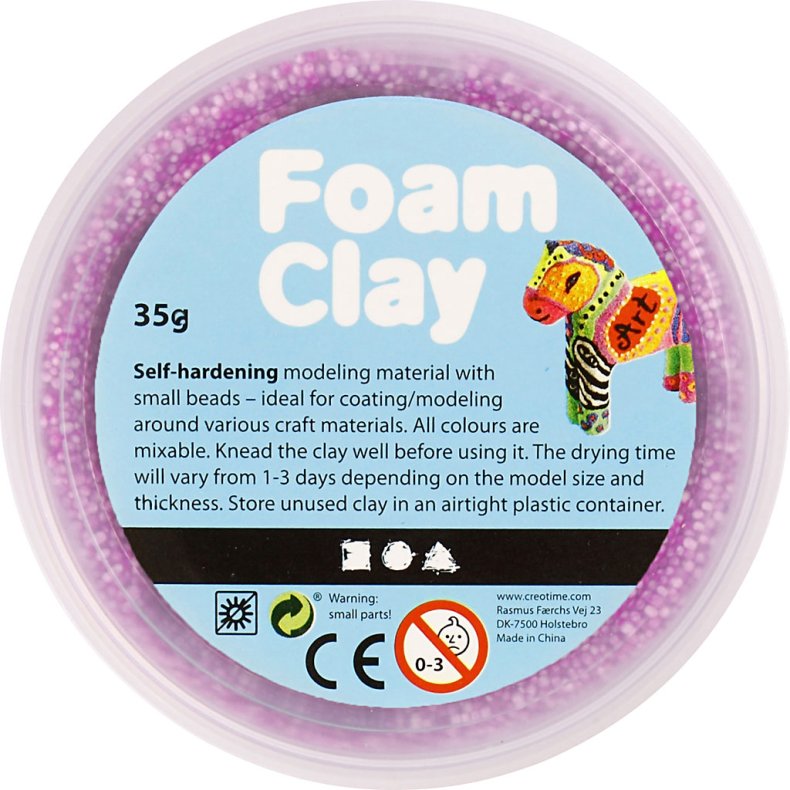 Foam Clay&reg;, lilla neon, 35 g/ 1 ds.