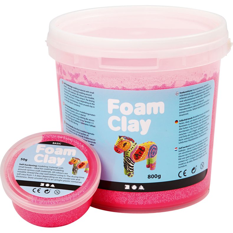 Foam Clay&reg;, neon pink, 35 g/ 1 ds.
