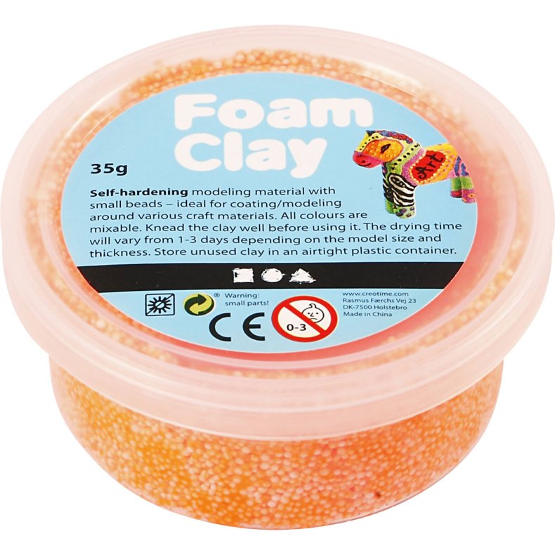 Foam Clay&reg;, neon orange, 35g/ 1 ds.