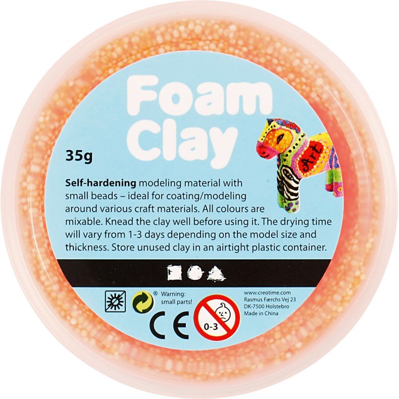 Foam Clay&reg;, neon orange, 35 g/ 1 ds.