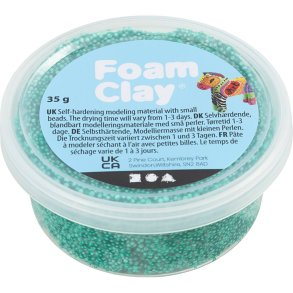 Foam Clay&reg;, m&oslash;rk gr&oslash;n, 35 g/ 1 ds.