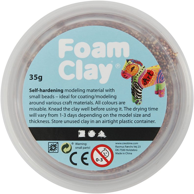 Foam Clay&reg;, brun, 35 g/ 1 ds.