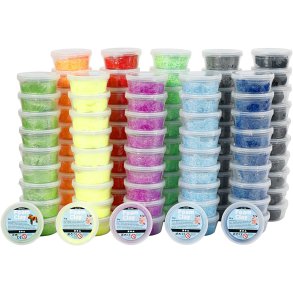 Foam Clay&reg;, ass. farver, 10x10 ds./ 1 pk.