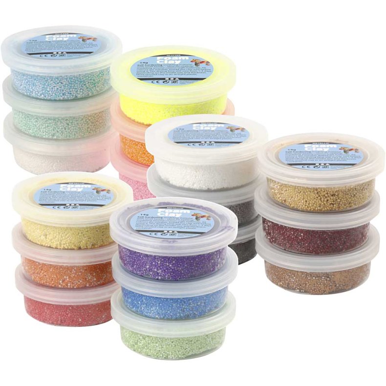 Foam Clay&reg;, ass. farver, 3x30pk./ 1 pk.