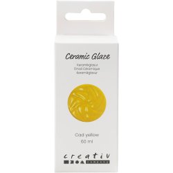 Keramik Glasur, 984-1101 &deg;C, d&aelig;kkende, Cad Yellow, 60 ml/ 1 fl.