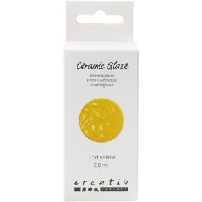 Keramik Glasur, 984-1101 °C, dækkende, Cad Yellow, 60 ml/ 1 fl.