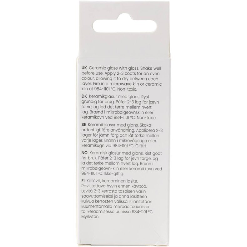 Keramikglasur, 984-1101 &deg;C, d&aelig;kkende, Art Grey, 60 ml/ 1 ds.