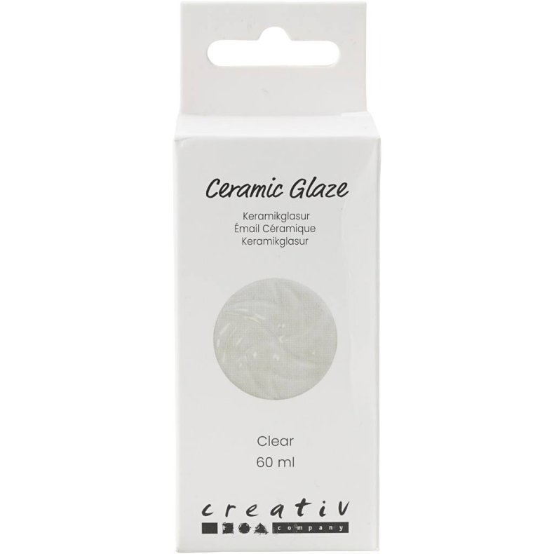 Keramikglasur, 984-1101 &deg;C, transparent, klar, 60 ml/ 1 ds.