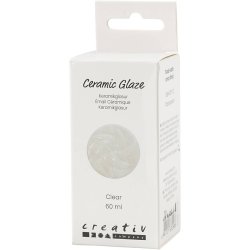 Keramikglasur, 984-1101 &deg;C, transparent, klar, 60 ml/ 1 ds.