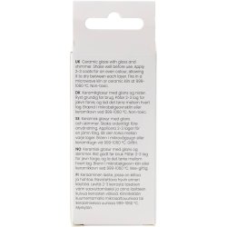 Prikket Keramikglasur, 999-1060 &deg;C, d&aelig;kkende, Pinky, 60 ml/ 1 ds.