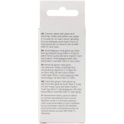 Prikket Keramik Glasur , 999-1060 &deg;C, d&aelig;kkende, Flower Power, 60 ml/ 1 fl.