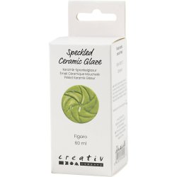 Prikket Keramikglasur, 999-1060 &deg;C, d&aelig;kkende, Figaro, 60 ml/ 1 ds.