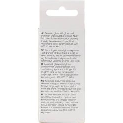 Prikket Keramikglasur, 999-1060 &deg;C, d&aelig;kkende, Tutto Nero, 60 ml/ 1 ds.