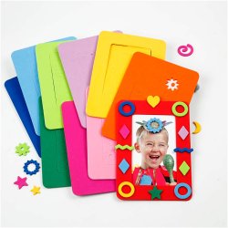 Mosgummirammer, str. 13x18 cm, 10 ass./ 1 pk.