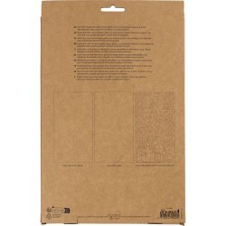 Mosgummi ark, str. 14x25 cm, tykkelse 2 mm, colorful, 12 ark/ 1 pk.