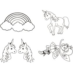 Krympeplast med motiver, ark 10,5x14,5 cm, tykkelse 0,3 mm, 36 ark/ 1 pk.