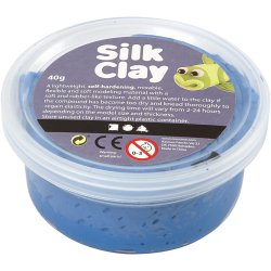 Silk Clay&reg;, bl&aring;, 40 g/ 1 ds.