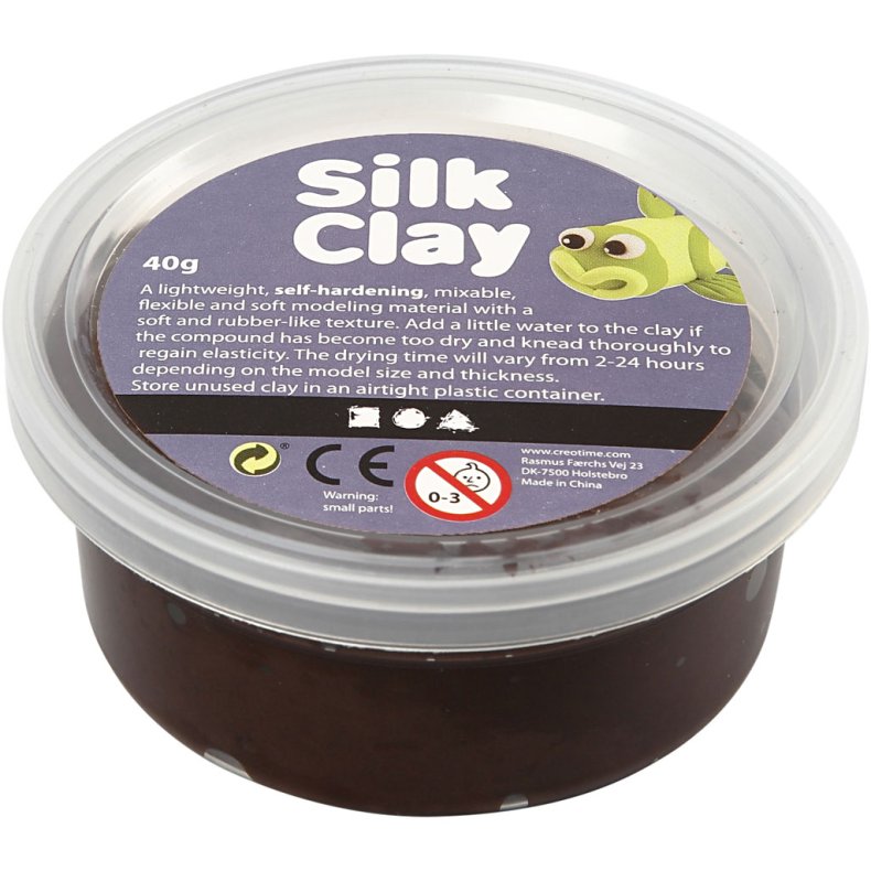 Silk Clay&reg;, brun, 40g/ 1 ds.