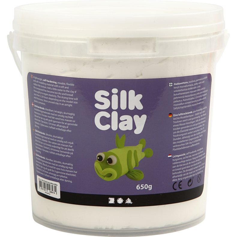 Silk Clay&reg;, hvid, 650g/ 1 spand