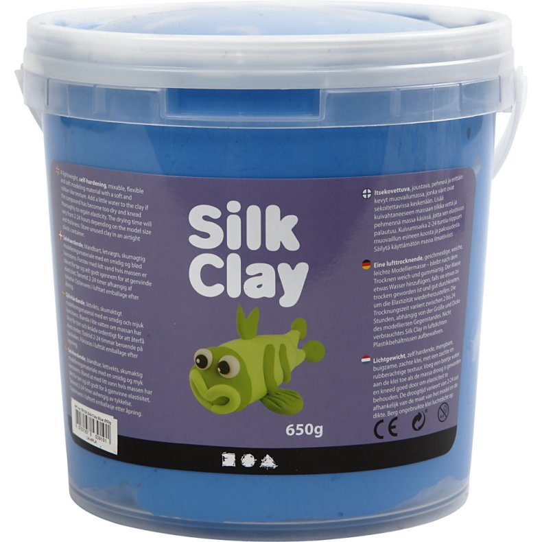 Silk Clay&reg;, bl&aring;, 650g/ 1 spand