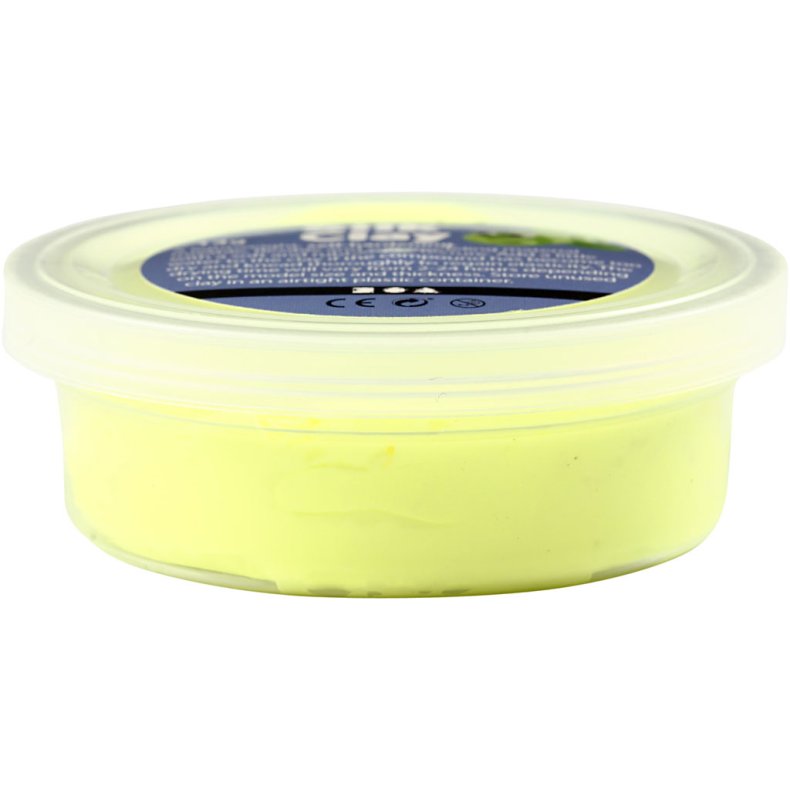 Silk Clay&reg;, neonfarver, 6x14 g/ 1 pk.