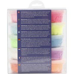 Silk Clay&reg;, Basic 2, ass. farver, 10x40 g/ 1 pk.
