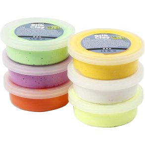 Silk Clay®, forårsfarver, 6x14 g/ 1 pk.