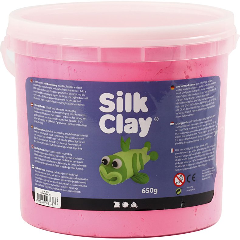 Silk Clay&reg;, pink, 650g/ 1 spand