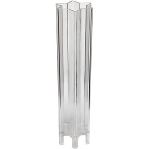 Lysstøbeform, seks-stjerne, str. 220x55 mm, 1 stk.