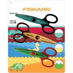 Fiskars Kidzors&trade; M&oslash;nstersakse, 3 stk./ 1 pk.