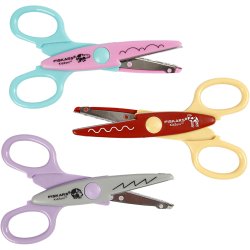 Fiskars Kidzors&trade; M&oslash;nstersakse, flodhest, kamel og pindsvin, 3 stk./ 1 pk.