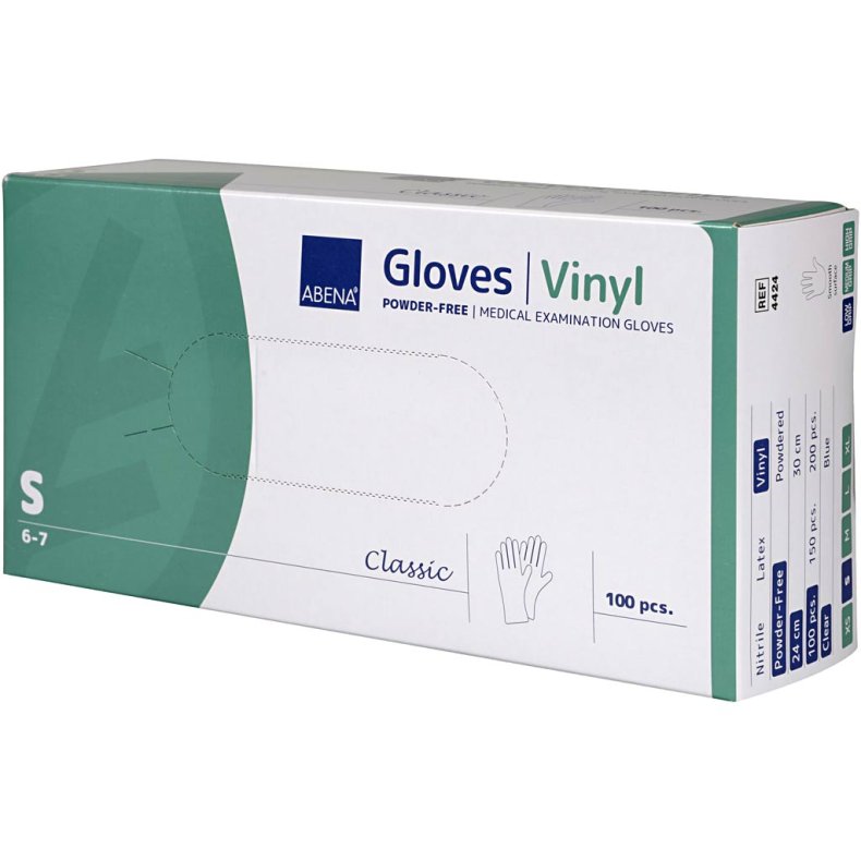 Engangshandsker, str. S, 100 stk./ 1 pk.