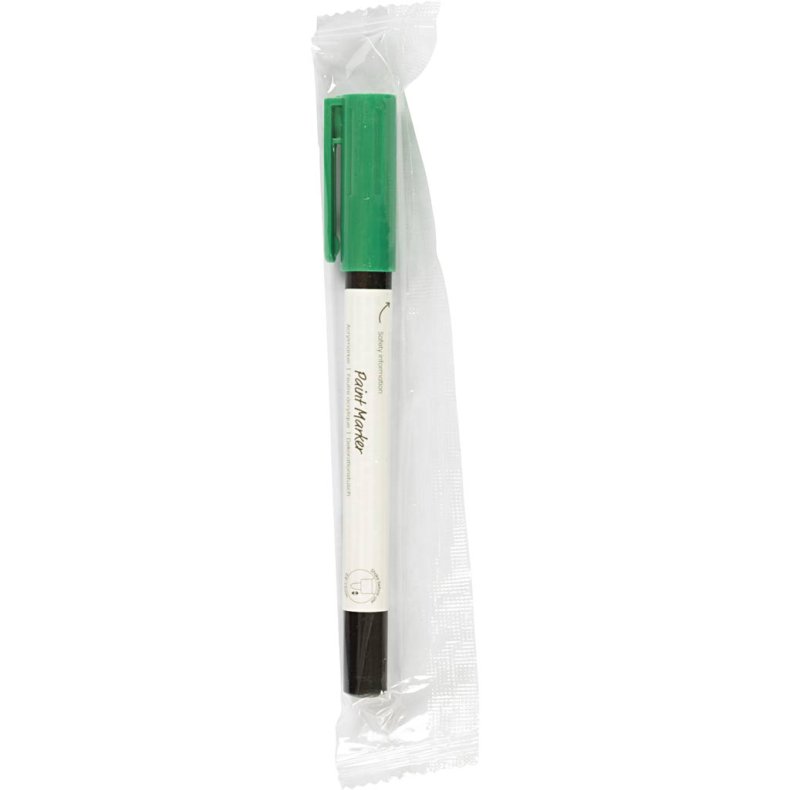 Dekorationstusch, streg 0,9-1,3 mm, gr&oslash;n, 1 stk.