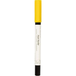 Dekorationstusch, streg 0,9-1,3 mm, gul, 1 stk.