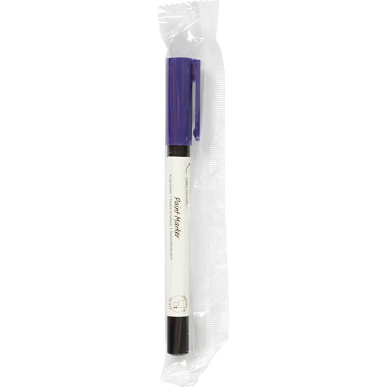 Dekorationstusch, streg 0,9-1,3 mm, lilla, 1 stk.