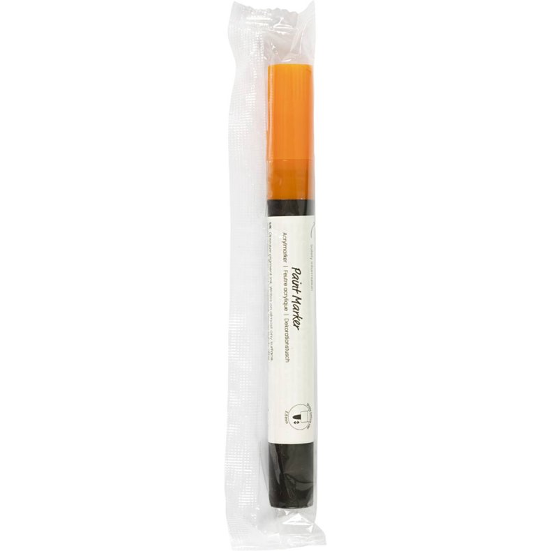 Dekorationstusch, streg 2,5 mm, orange, 1 stk.