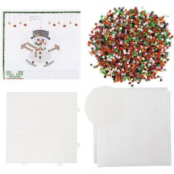 DIY Kit NABBI BioBeads , Julebil, rensdyr, snemand, nisse og gave, 1 pk.