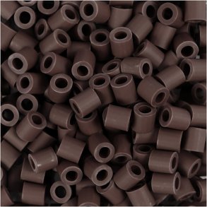 NABBI BioBeads Rørperler, str. 5x5 mm, hulstr. 2.5 mm, medium, brun, 3000 stk./ 1 pk.