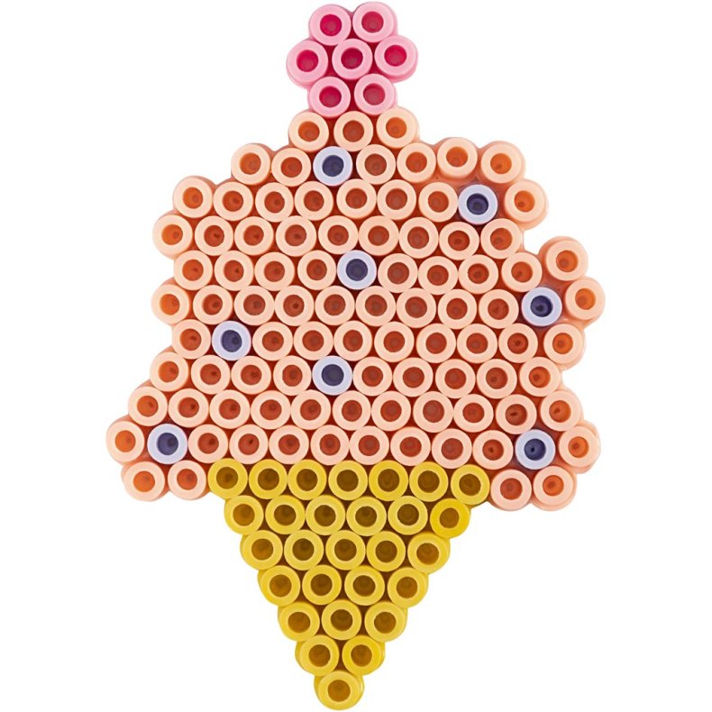 NABBI BioBeads Perleplade, stjerne, str. 9,8x9,8 cm, medium, 1 stk.