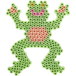 NABBI BioBeads Perleplade, fr&oslash;, str. 10x12 cm, medium, 1 stk.