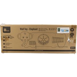 VIGA Aktivitetstavle Elefant i tr&aelig;, str. 91x32x4,6 cm, 1 stk.