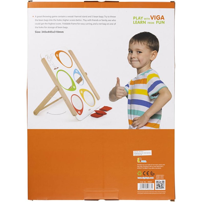 VIGA Ramme til &AElig;rtepose Kast i Tr&aelig;, str. 34,5x44,5 cm, 1 stk.