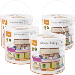 VIGA Kreative Tr&aelig;klodser, str. 10 cm, 1000 dele/ 1 pk.